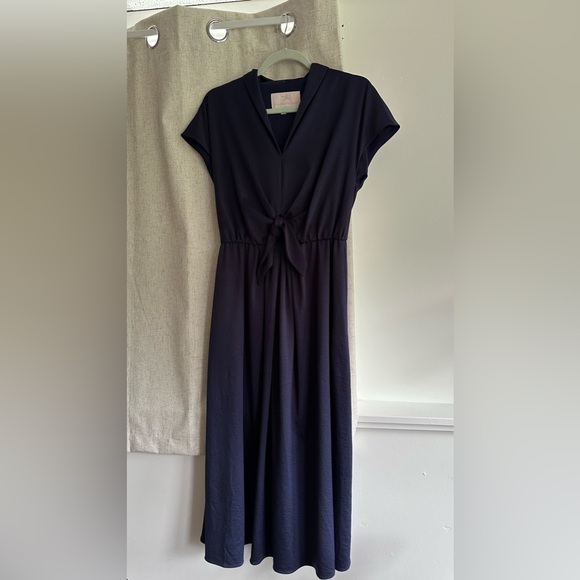 Gal Meets Glam Midi Dress, Navy Blue, Size 4 - Picture 1 of 5